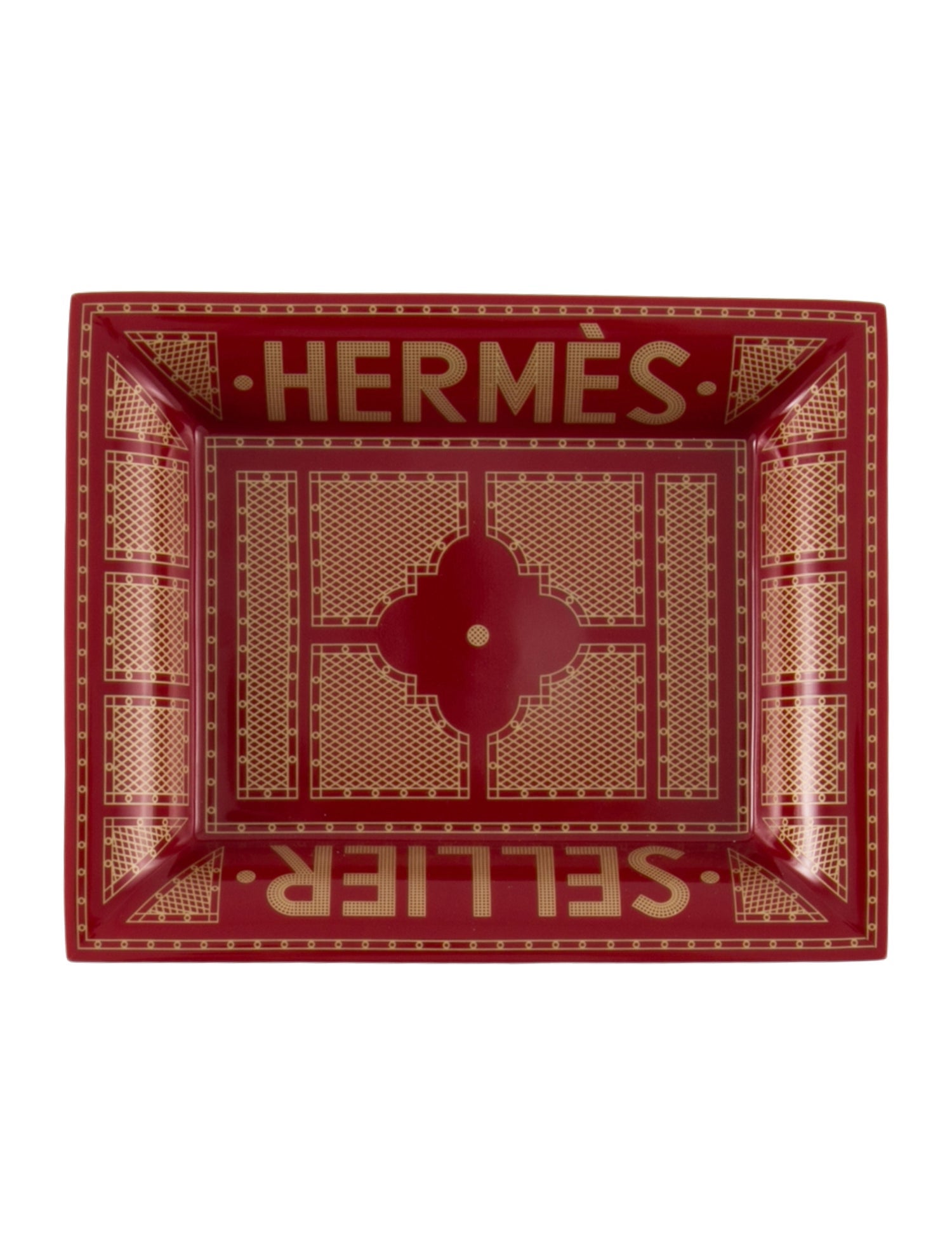 Hermès Sellier Porcelain Change Tray