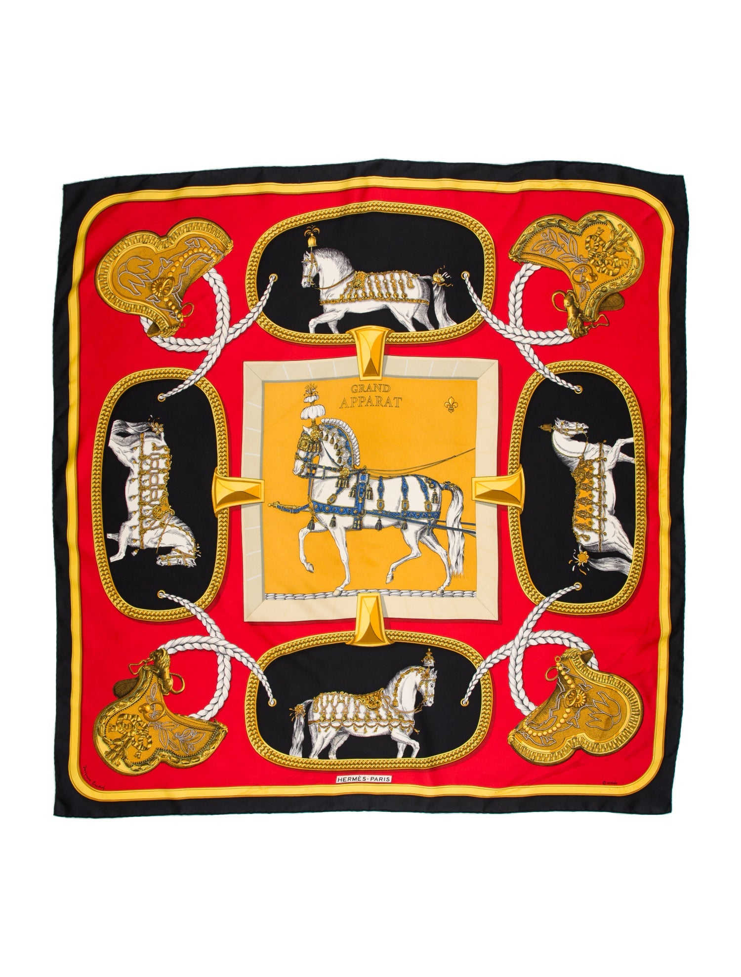 Hermès Grand Apparat Silk Scarf