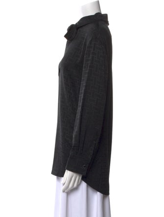 Hermès 2024 Mosaique Button-Up Top