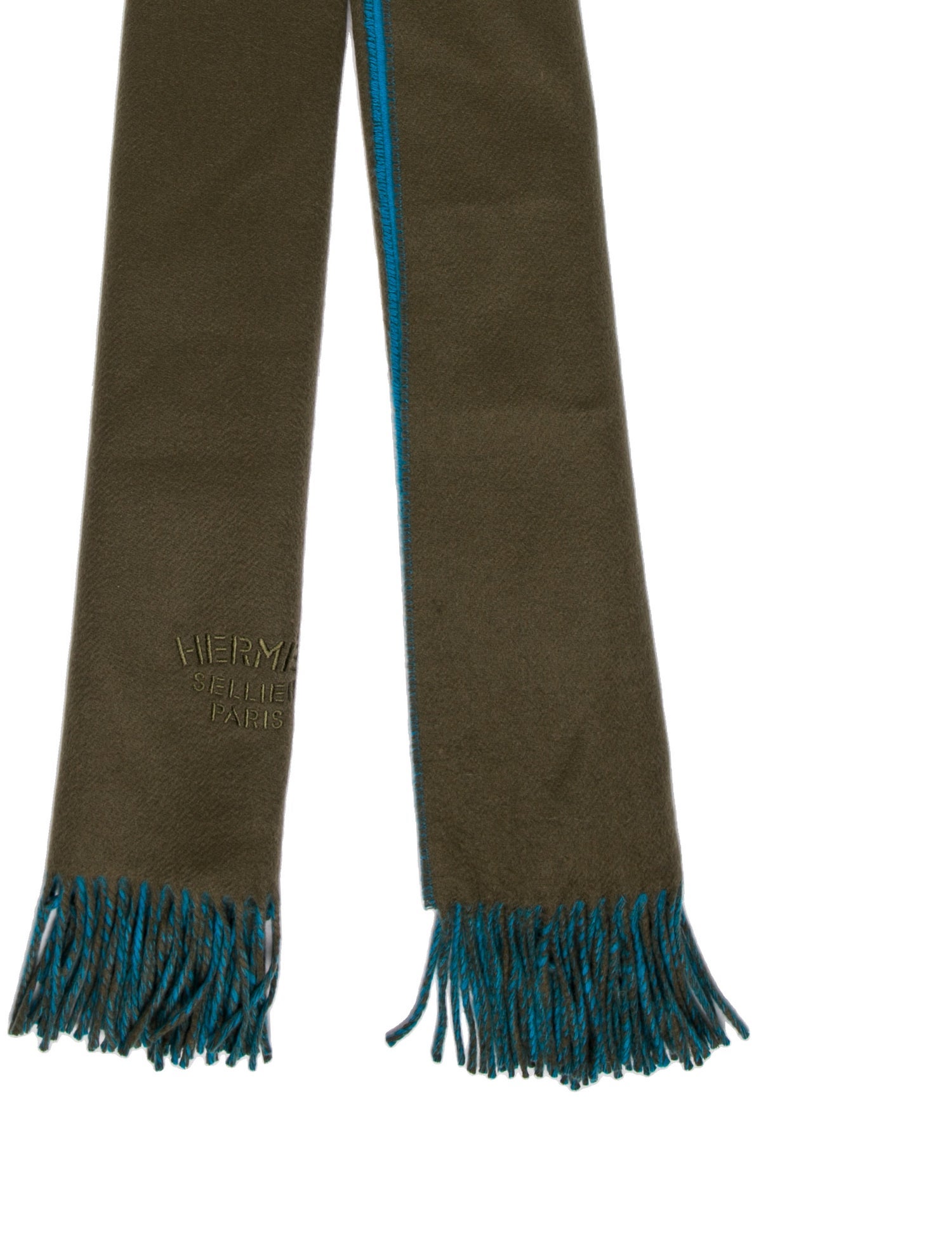 Hermès Double Face Cashmere Scarf