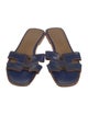 Hermès Oran Leather Slides