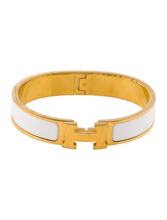 Hermès Clic H Bangle Bracelet