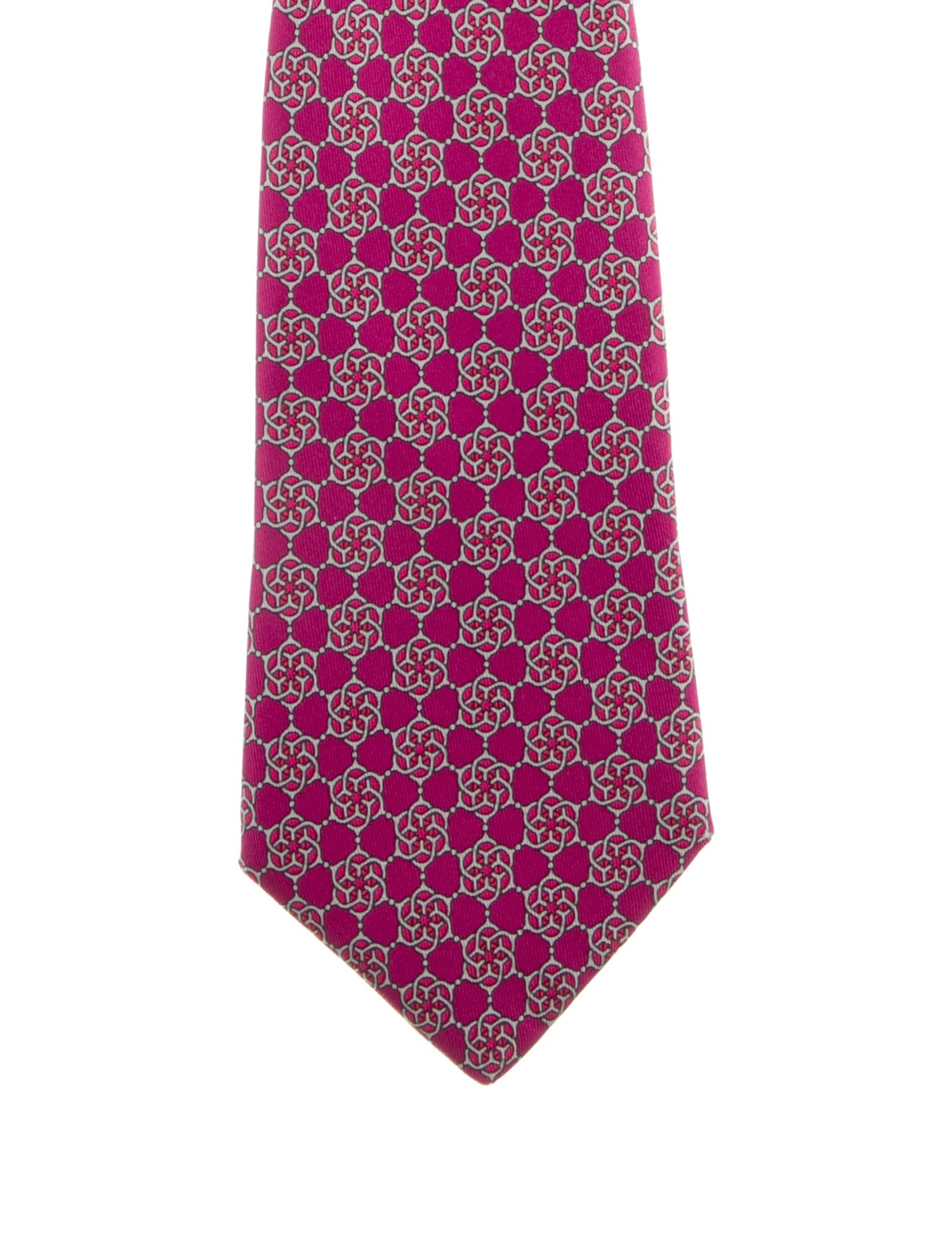 Hermès Silk Pattern Tie