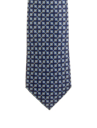 Hermès Silk Pattern Tie