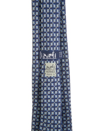 Hermès Silk Pattern Tie