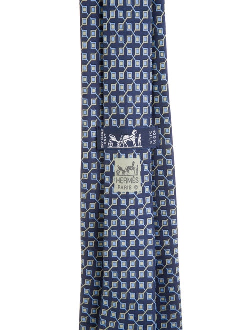 Hermès Silk Pattern Tie
