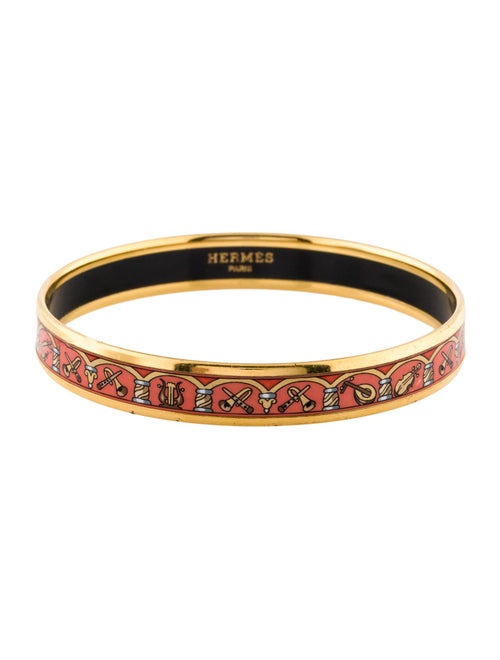 Hermès Narrow Enamel Bangle