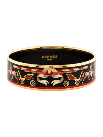 Hermès Wide Enamel Bangle