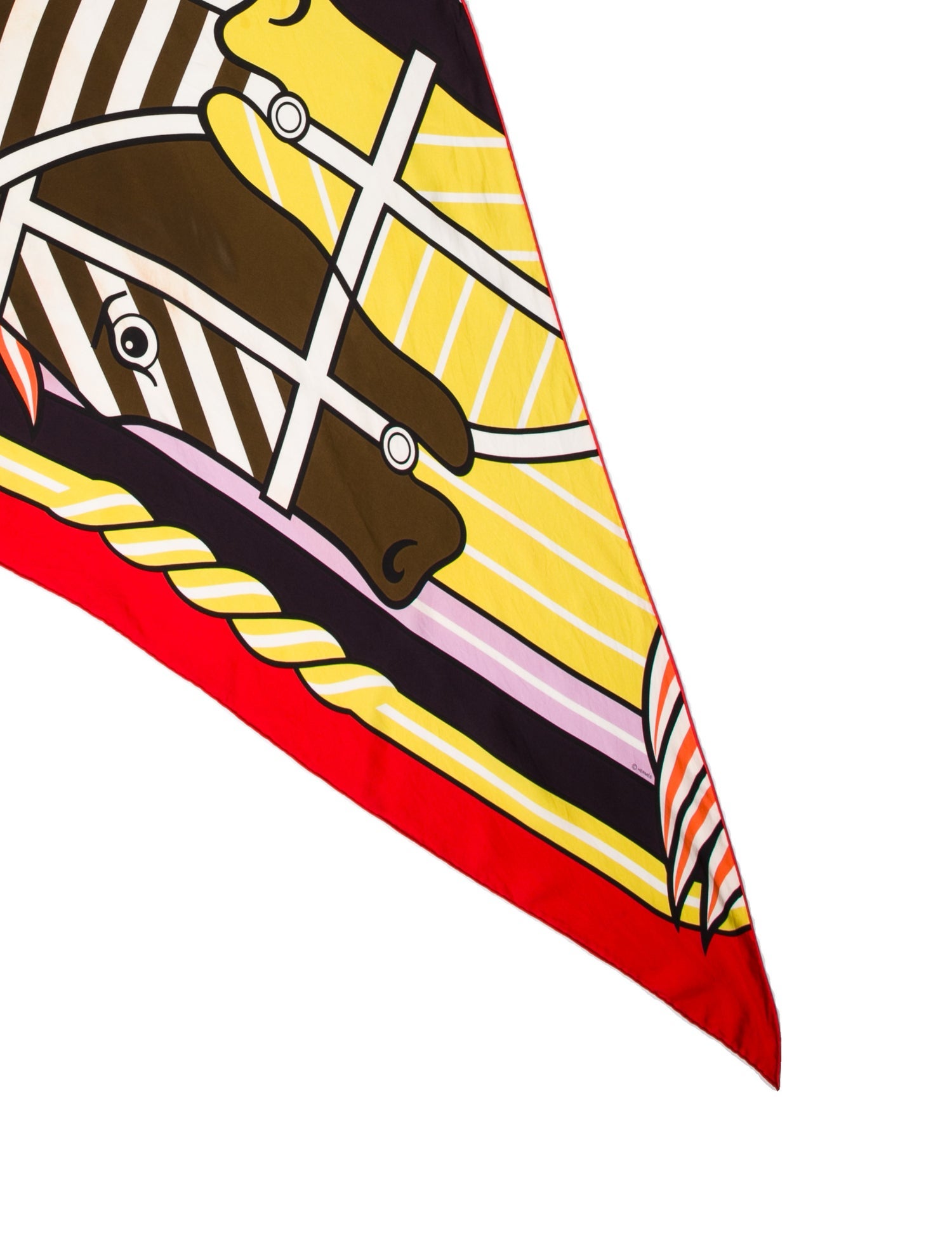 Hermès Silk Triangle Scarf