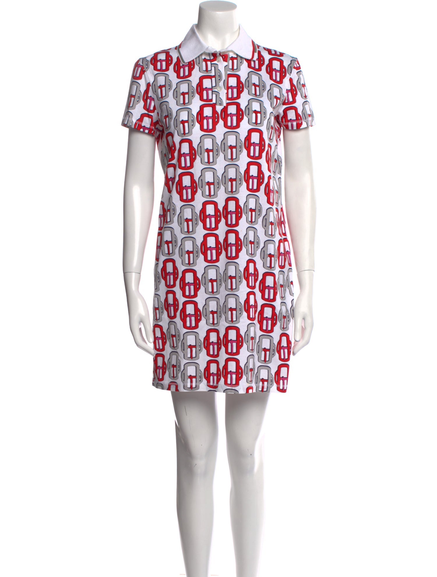 Hermès Printed Mini Dress