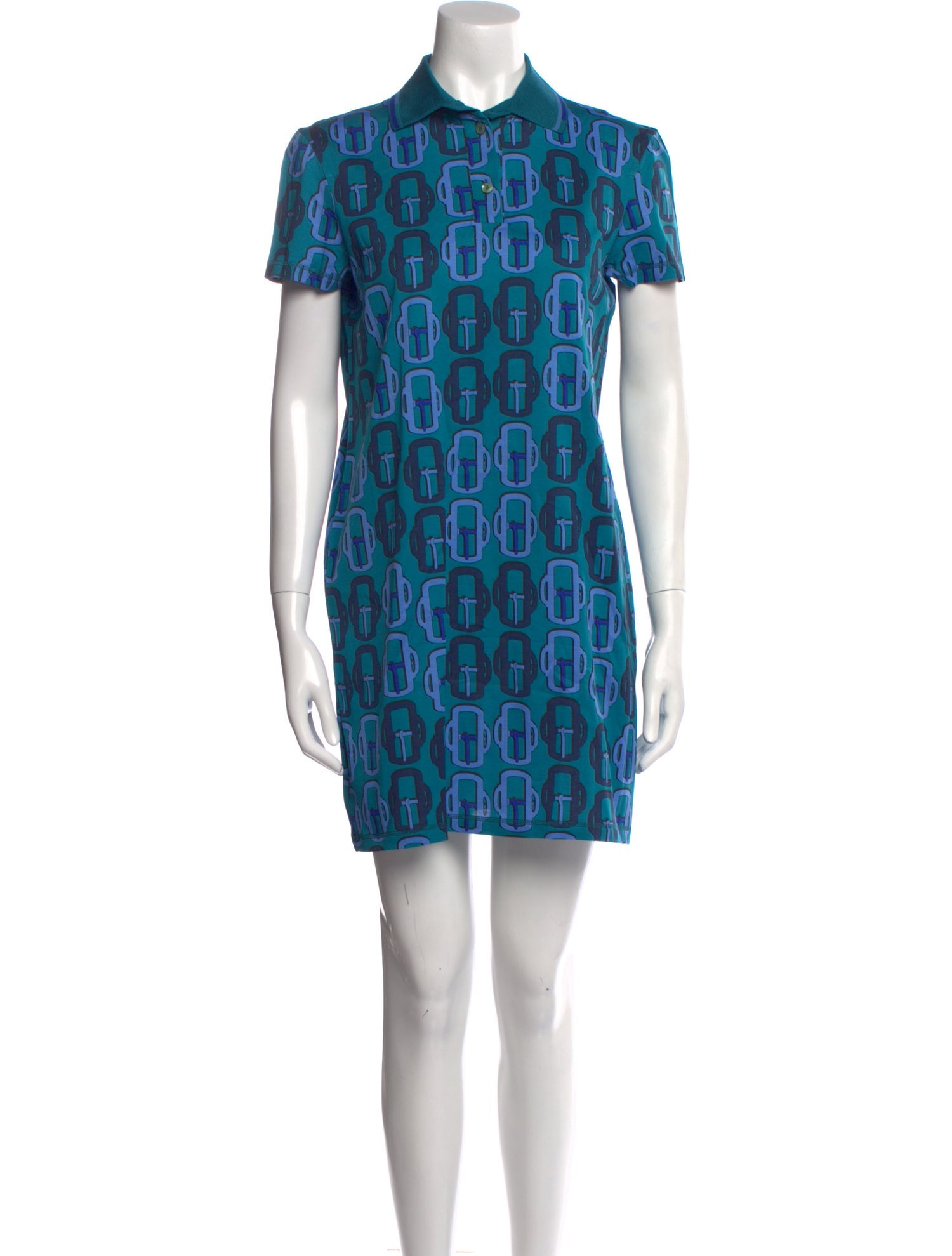 Hermès Printed Mini Dress