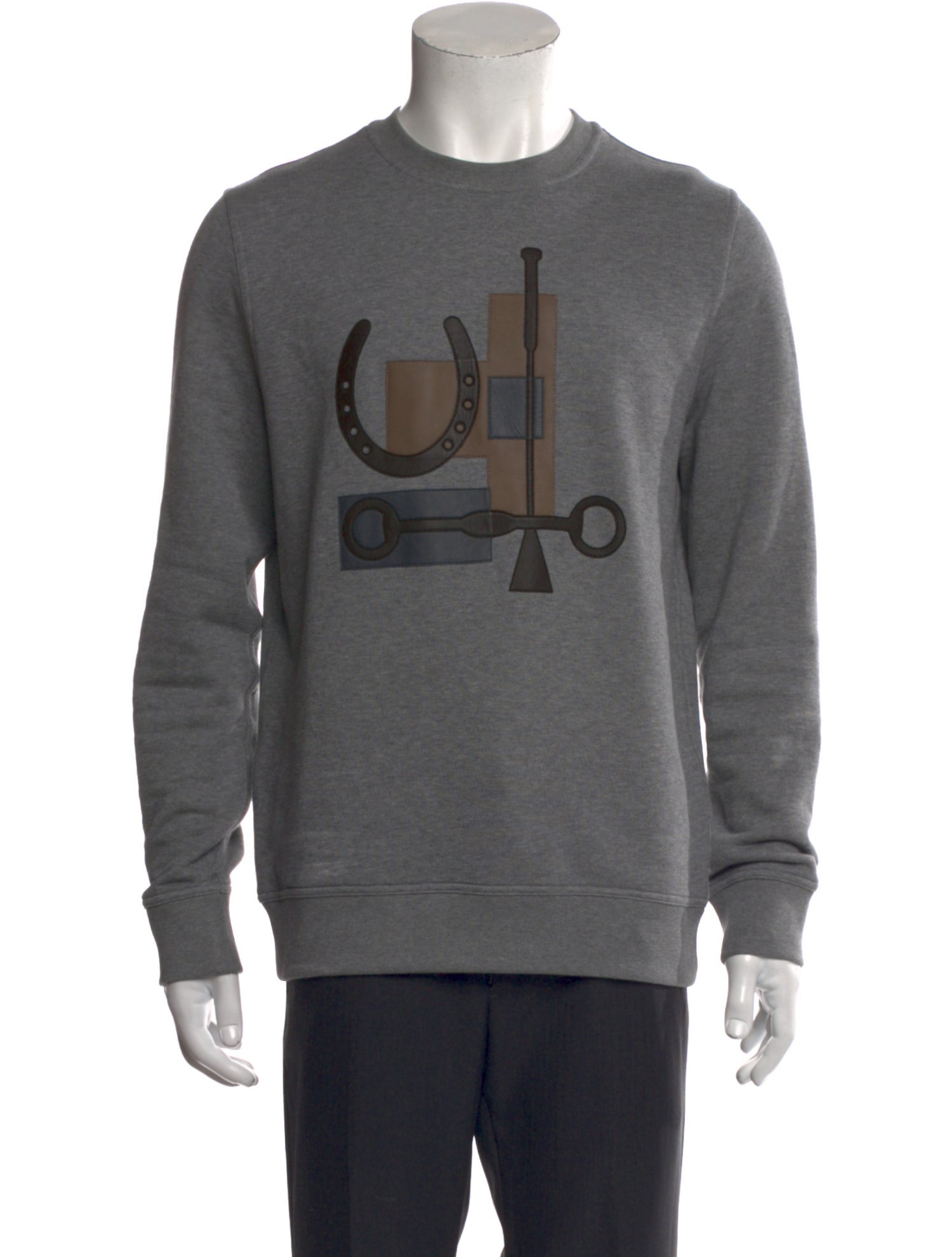 Hermès Graphic Print Crew Neck Sweatshirt