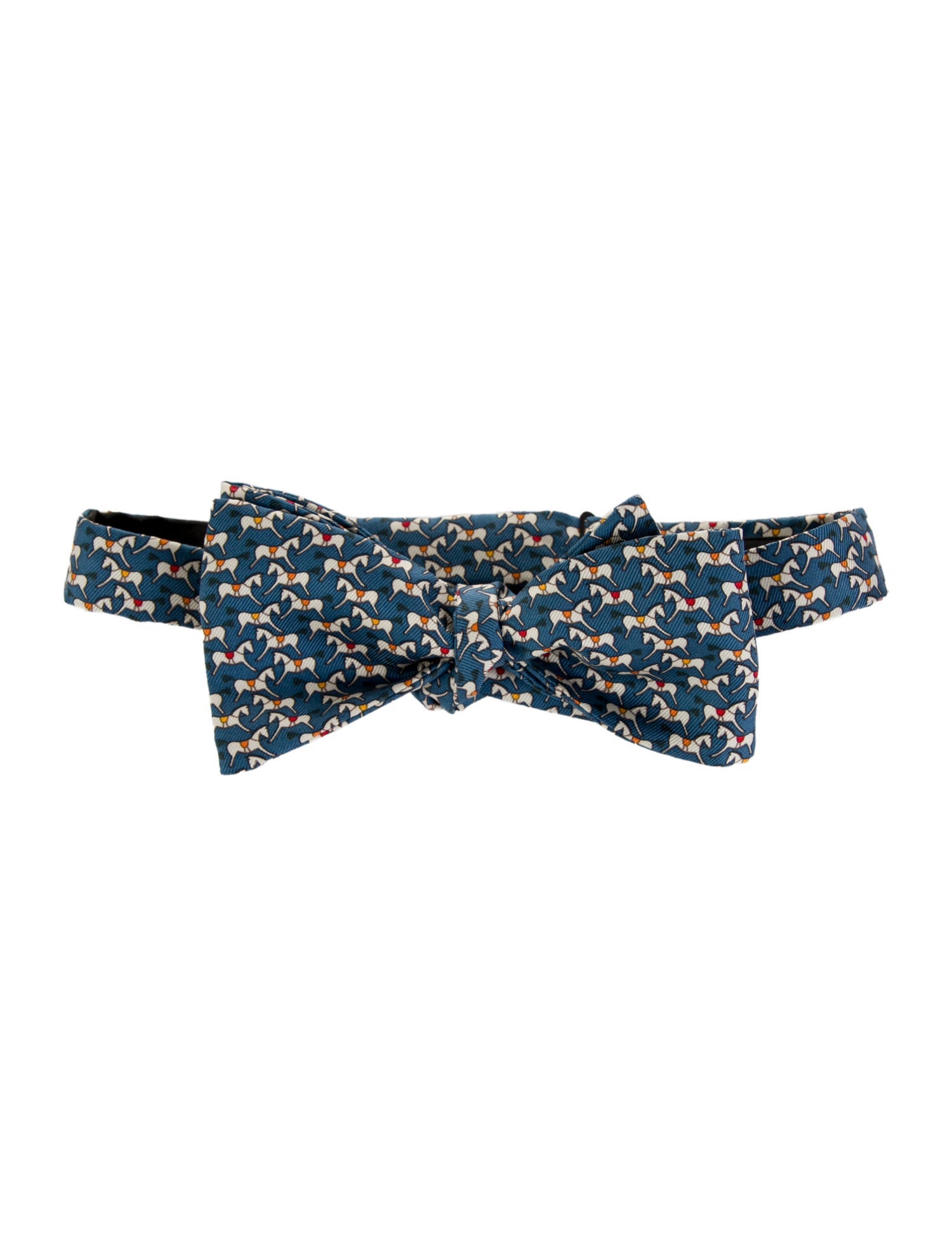 Hermès Silk Pattern Bow Tie