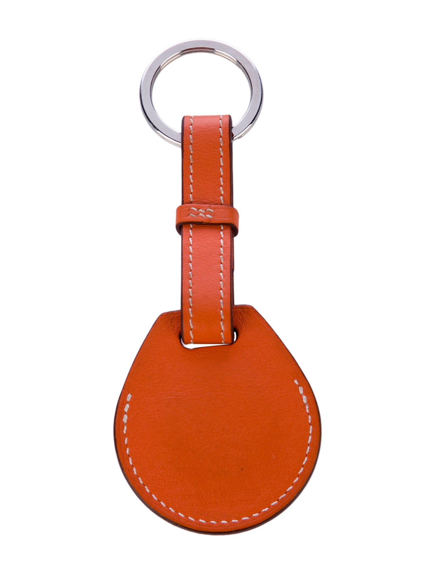 Hermès Swift Apple AirTag Key Ring