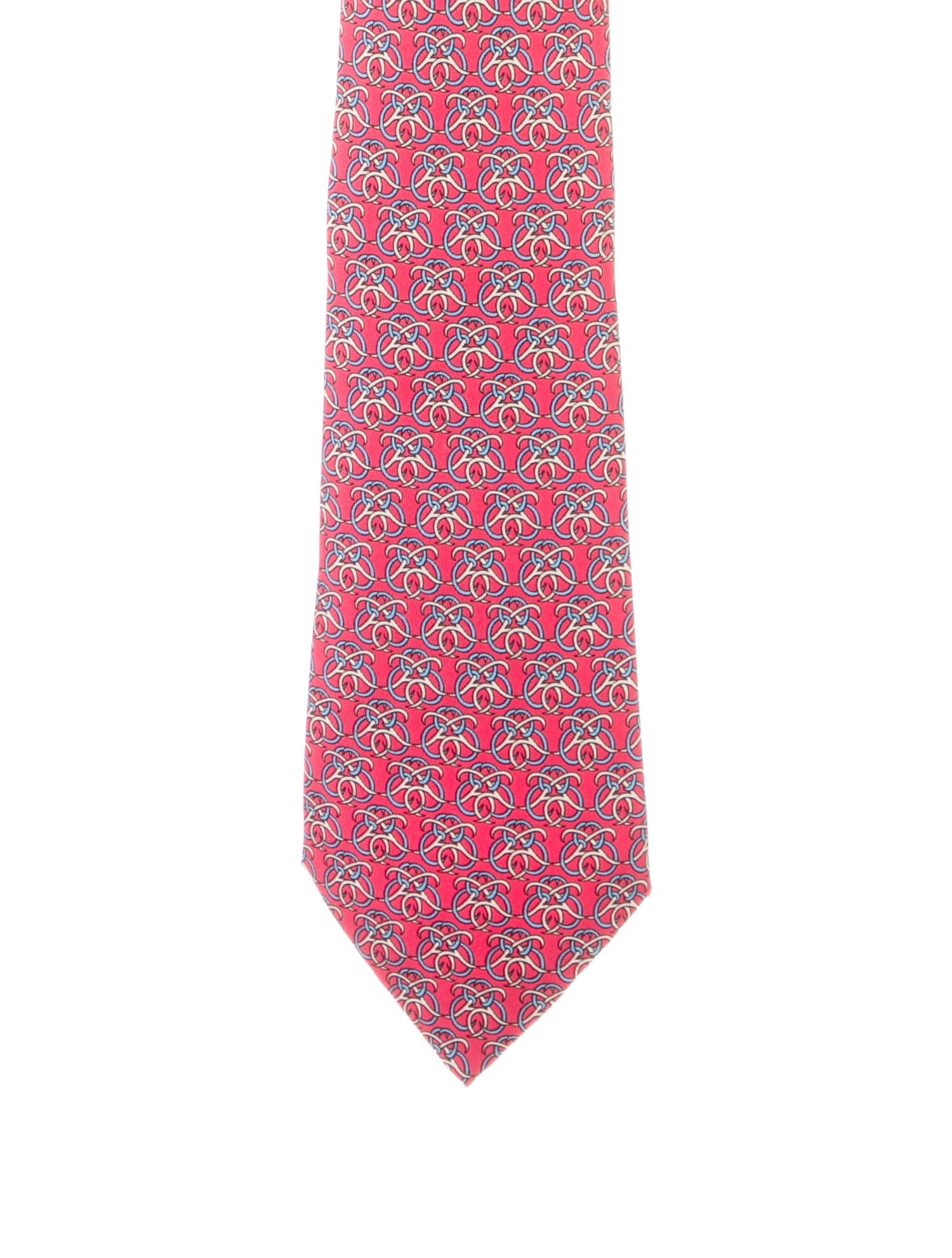 Hermès Printed Silk Tie