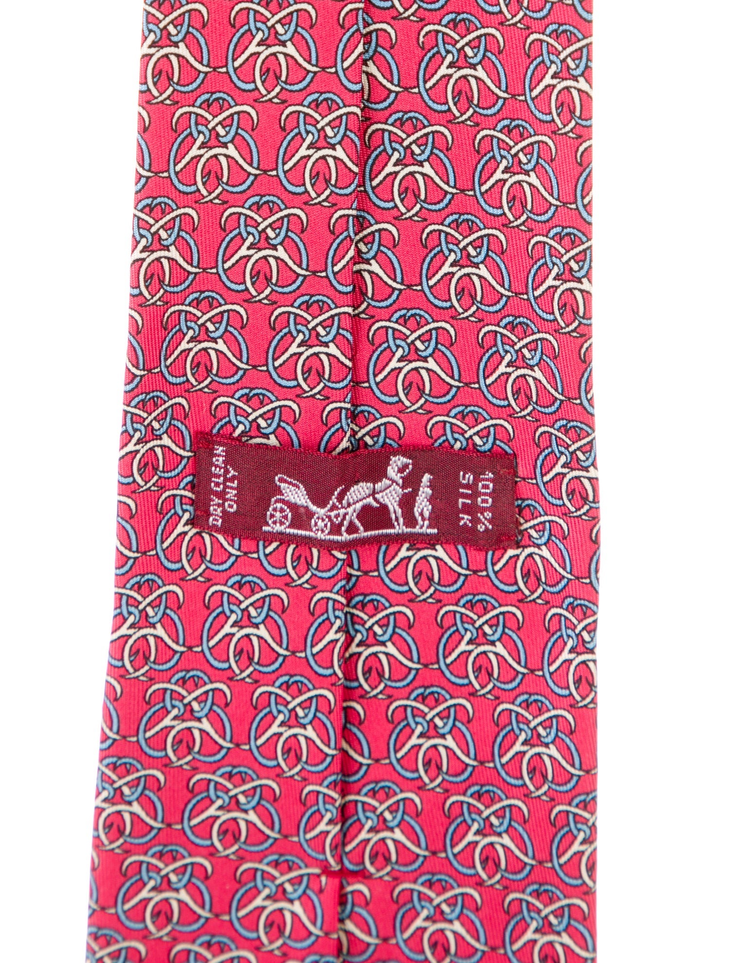 Hermès Printed Silk Tie