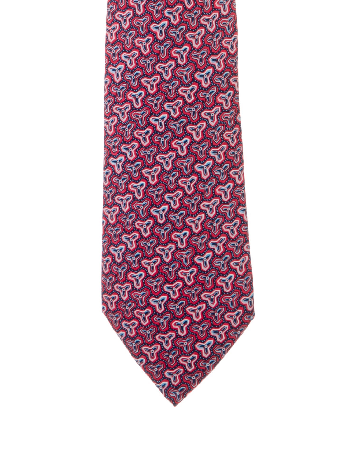 Hermès Printed Silk Tie