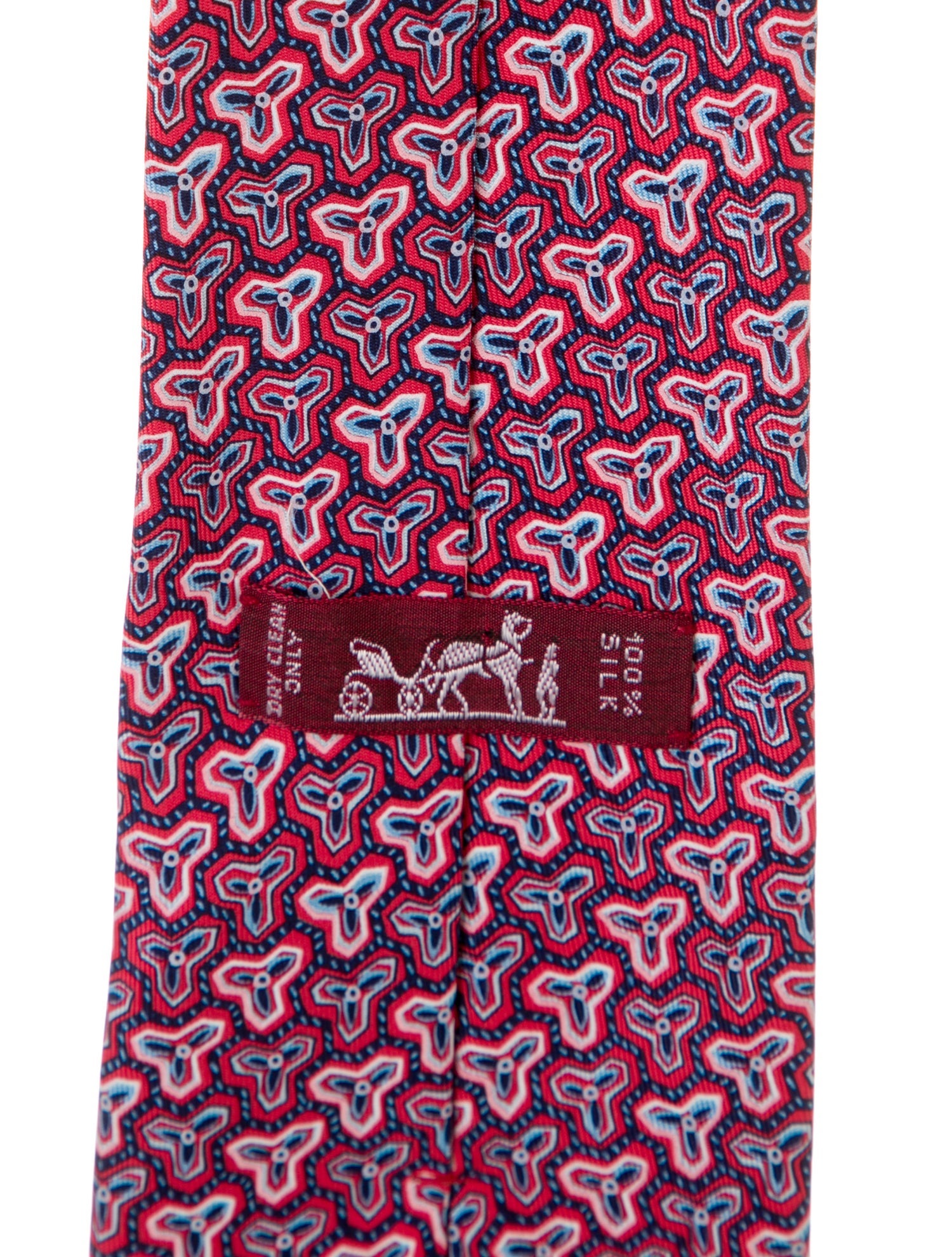 Hermès Printed Silk Tie