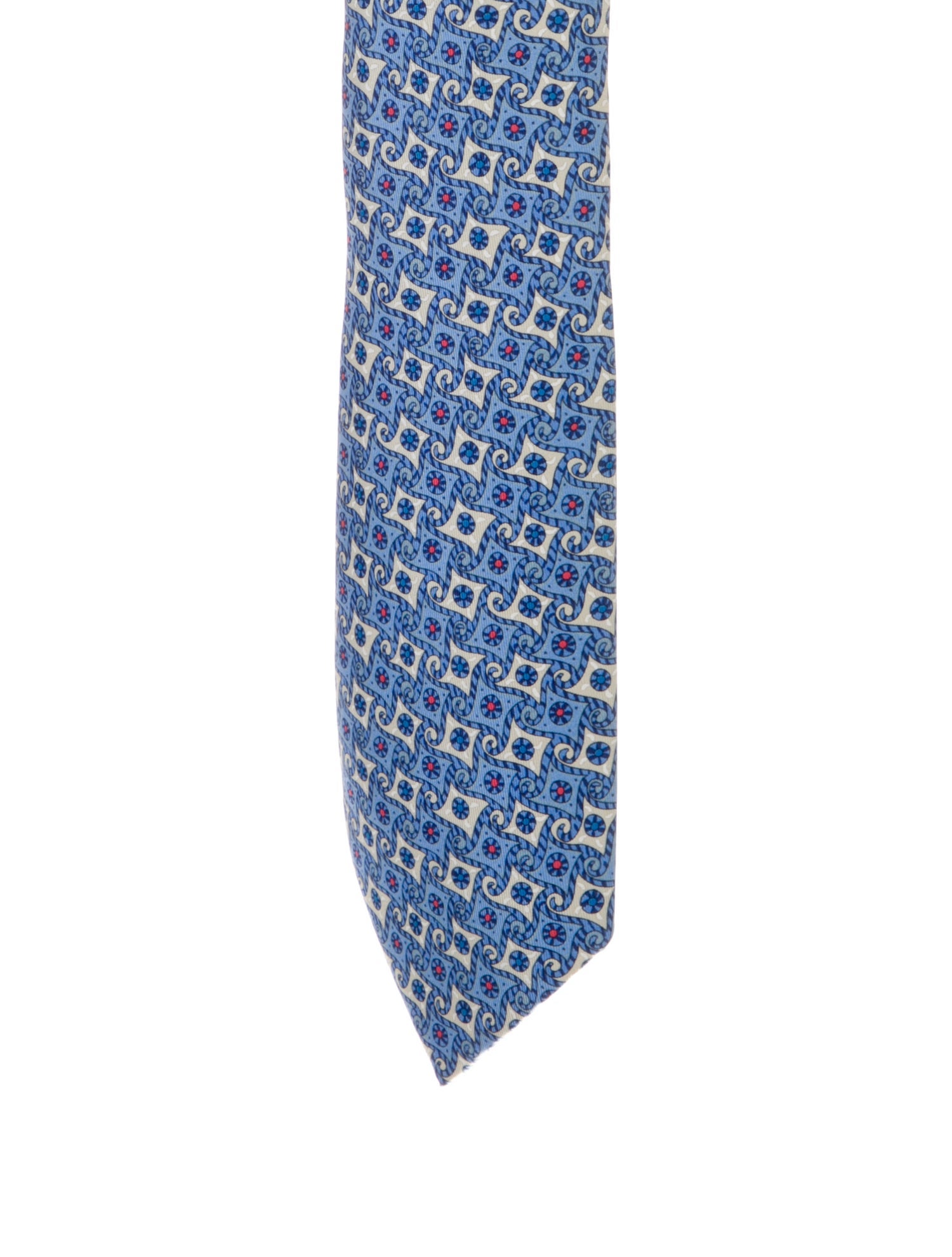 Hermès Silk Pattern Tie