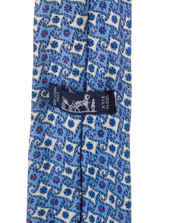 Hermès Silk Pattern Tie