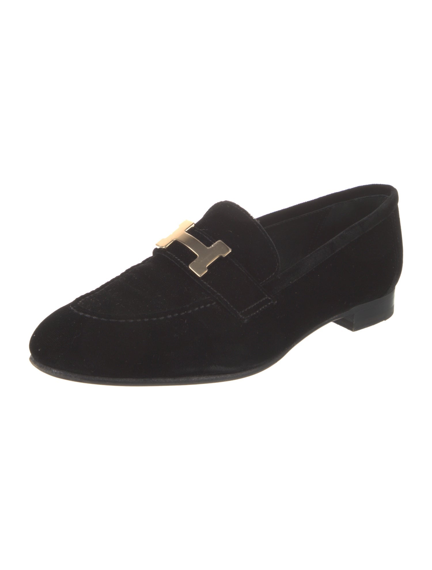 Hermès Paris H Logo Loafers