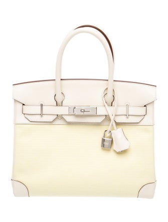 Hermès 2023 Toile H & Swift Birkin 30