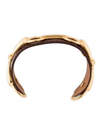Hermès Lizard Horsebit Cuff
