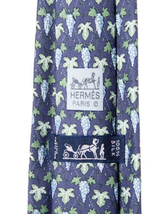 Hermès Silk Patterned Tie