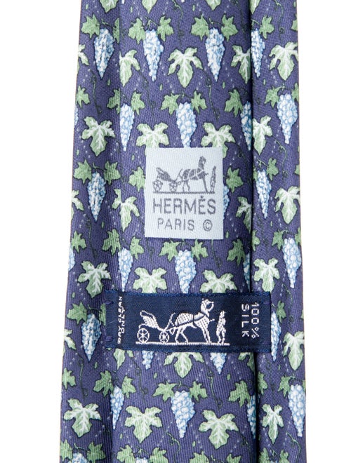 Hermès Silk Patterned Tie
