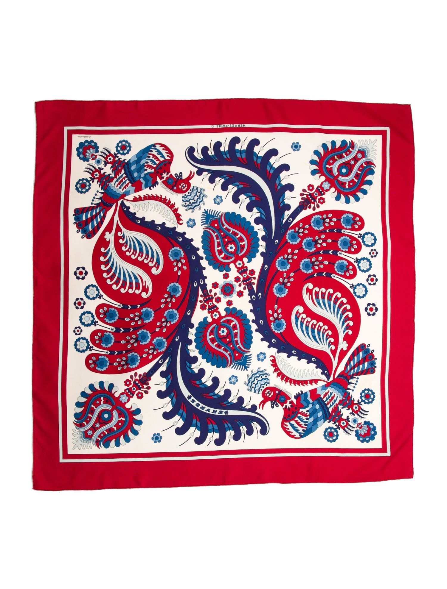 Hermès Skyros Silk Scarf