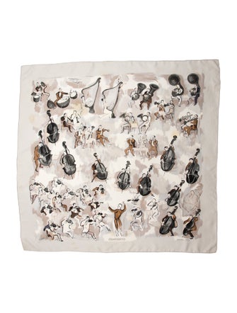 Hermès Concerto Silk Scarf