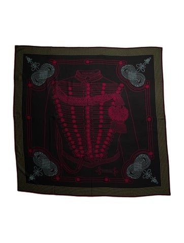 Hermès Scarves and Shawls Brandebourgs Cashmere Shawl 140cm