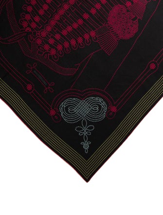 Hermès Brandebourgs Cashmere Shawl