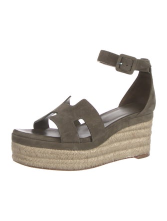 Hermès Elda H Logo Espadrilles