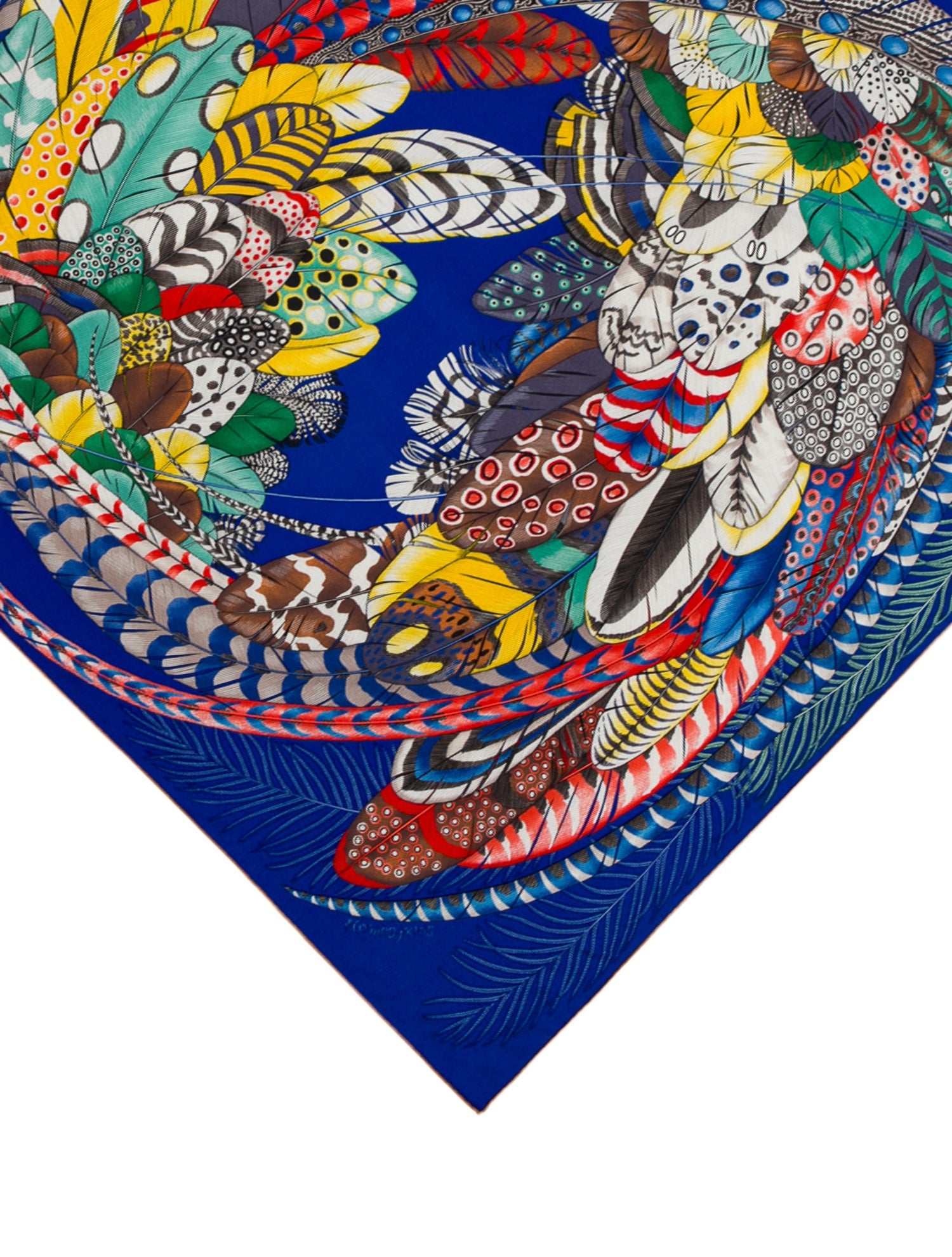 Hermès Plumes En Fete Cashmere Shawl