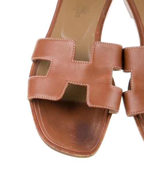 Hermès Oran Calfskin Slides