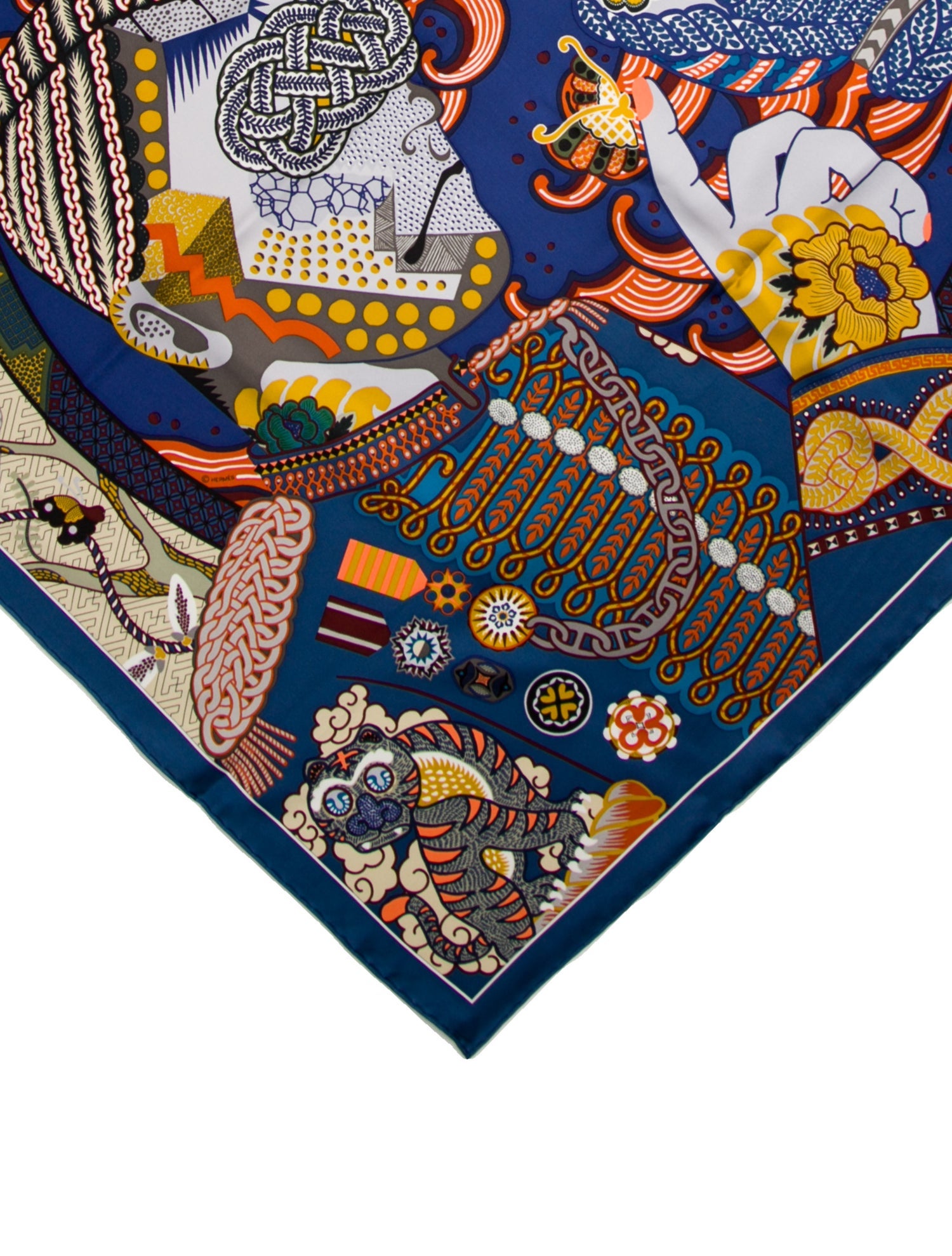 Hermès Duo Cosmique Silk Scarf w/ Tags