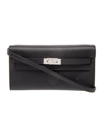 Hermès 2025 Epsom Kelly To Go Wallet w/ Strap