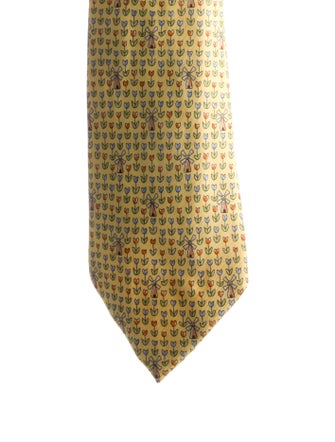 Hermès Silk Patterned Tie