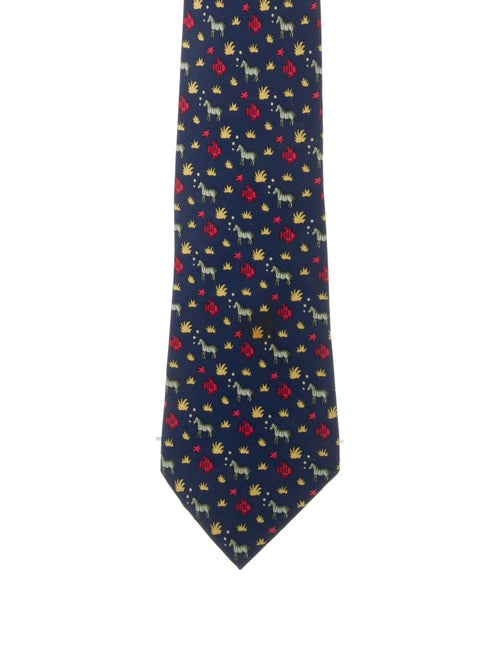 Hermès Silk Patterned Tie