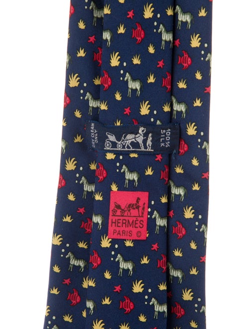 Hermès Silk Patterned Tie