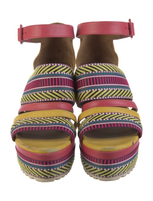 Hermès Roma Colorblock Pattern Espadrilles