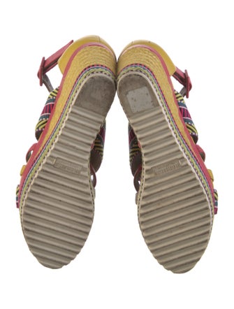 Hermès Roma Colorblock Pattern Espadrilles