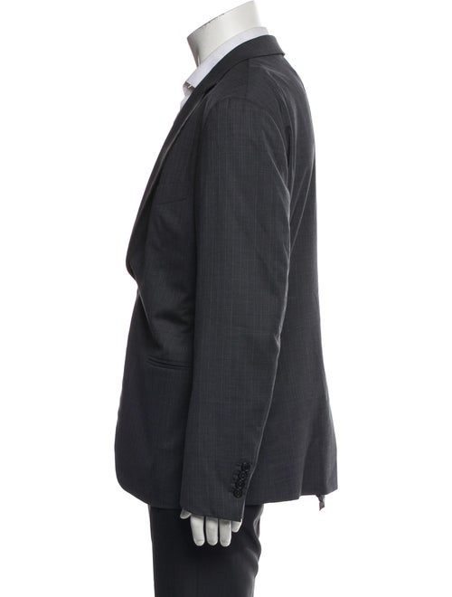 Hermès Wool Leather Trim Embellishment Blazer