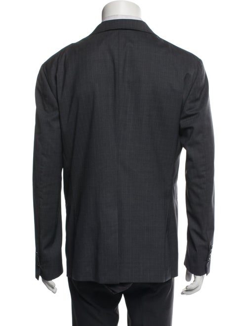 Hermès Wool Leather Trim Embellishment Blazer