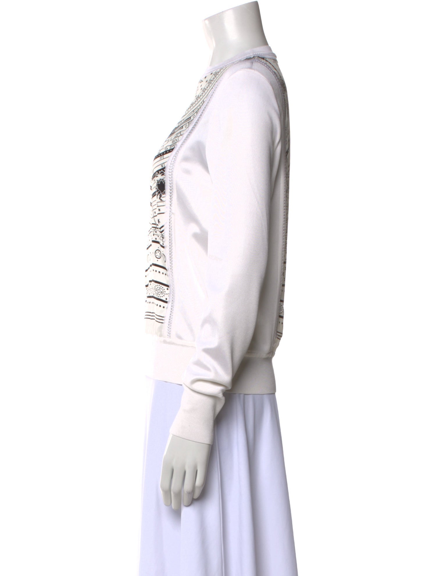 Hermès Silk Printed Sweater