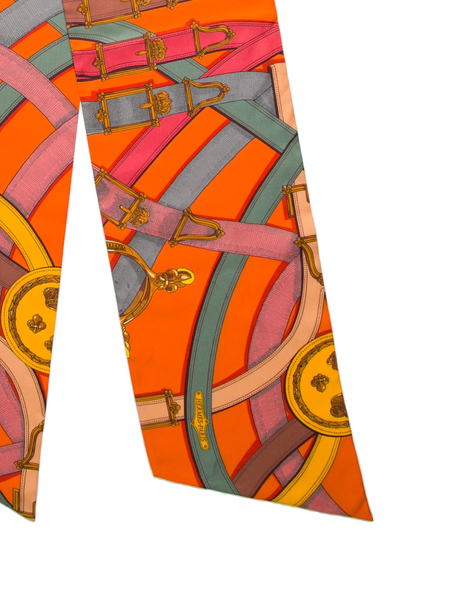 Hermès Cavalcadour Maxi Silk Twilly Scarf