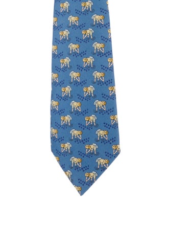 Hermès Silk Pattern Tie