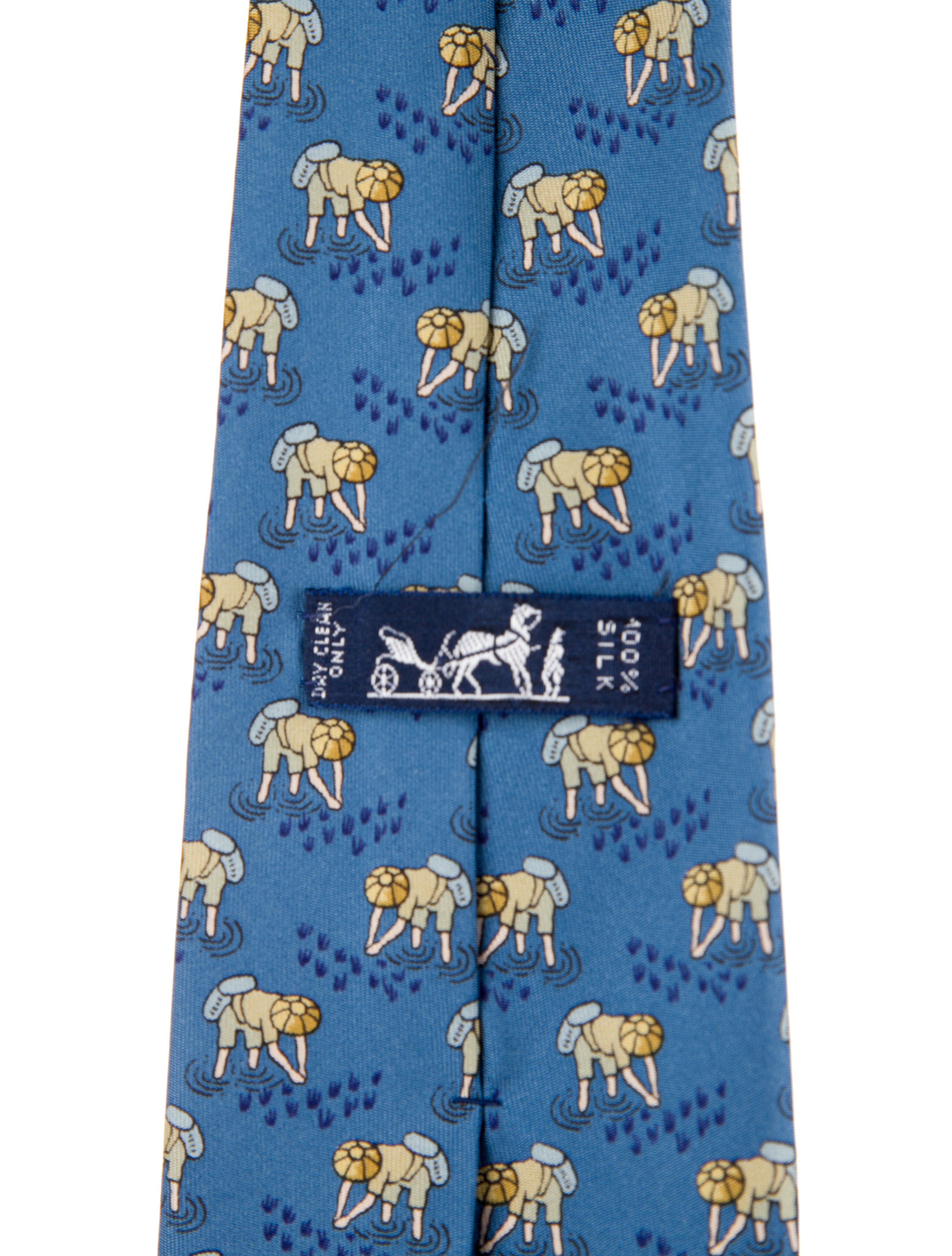 Hermès Silk Pattern Tie