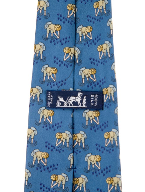Hermès Silk Pattern Tie